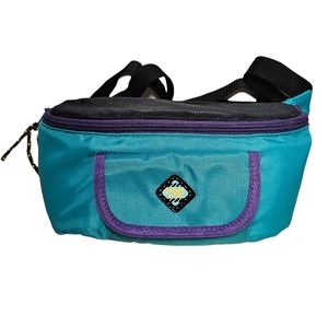 Vintage 90's Sports Zone Teal Fanny Pack